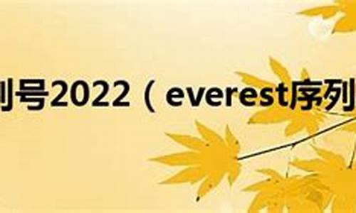 everest序列号激活_everest序列号2020